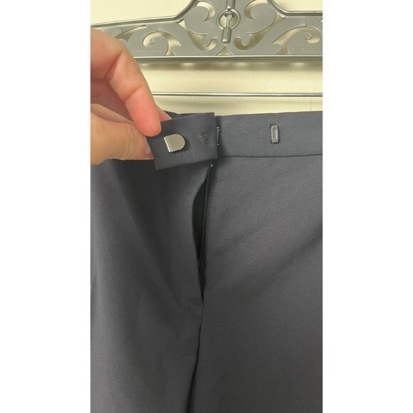 JIL SANDER BLACK TAILORED TAPERED DRESS PANTS  6 - Picture 3 of 8